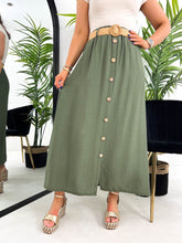 The Charlie - Maxi Skirt With Buckle Belt